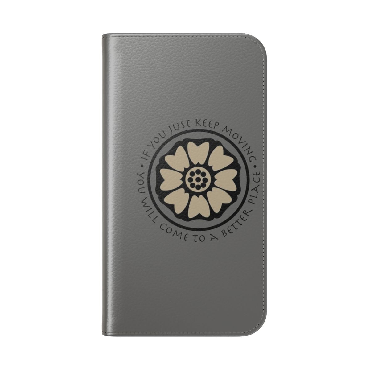 White Lotus Tile Phone Case for Avatar: The Last Airbender Fans - Folded Back