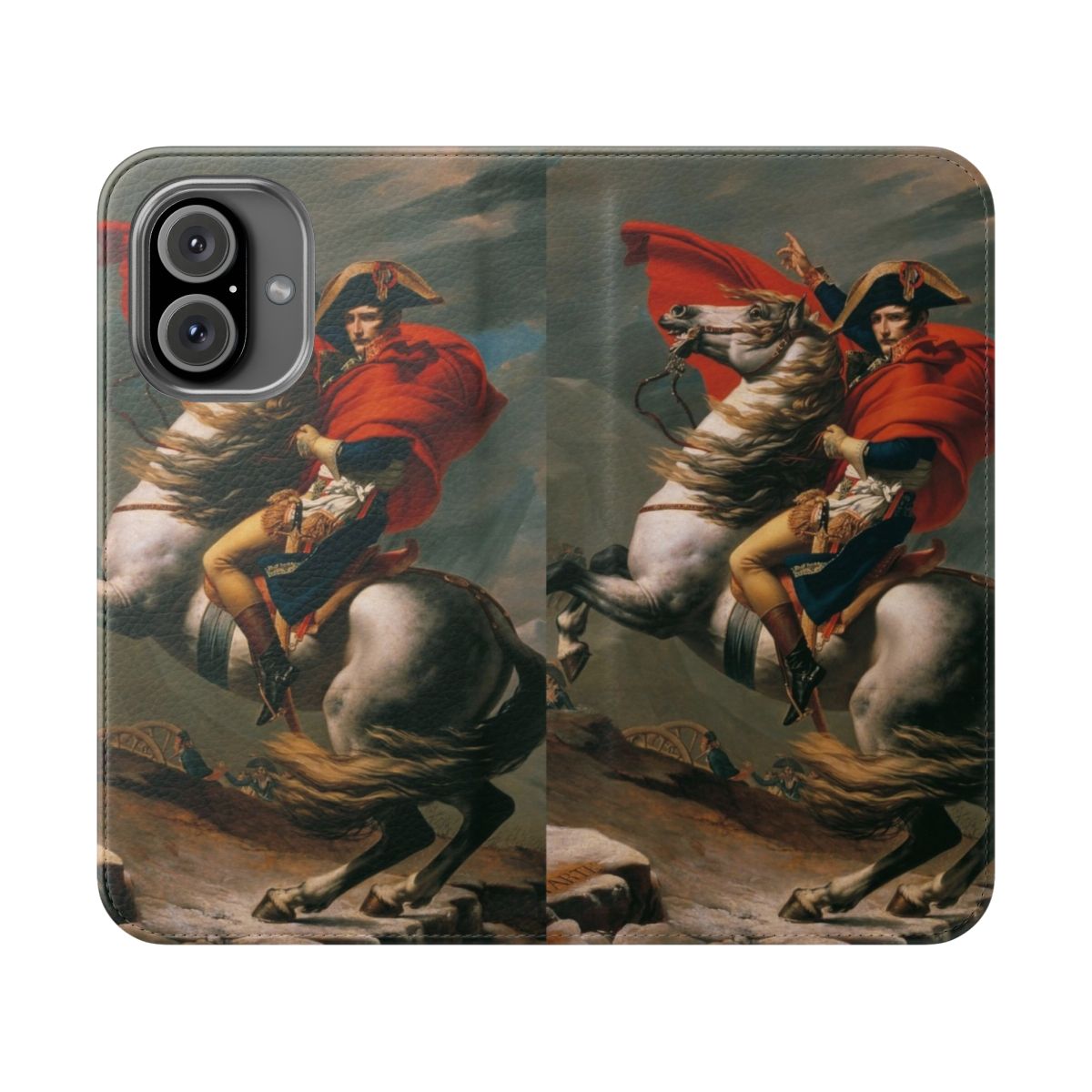 Napoleon Bonaparte themed flip cover phone case