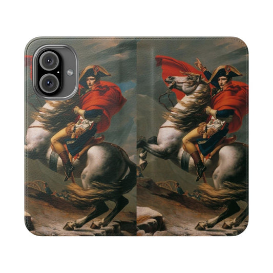 Napoleon Bonaparte themed flip cover phone case