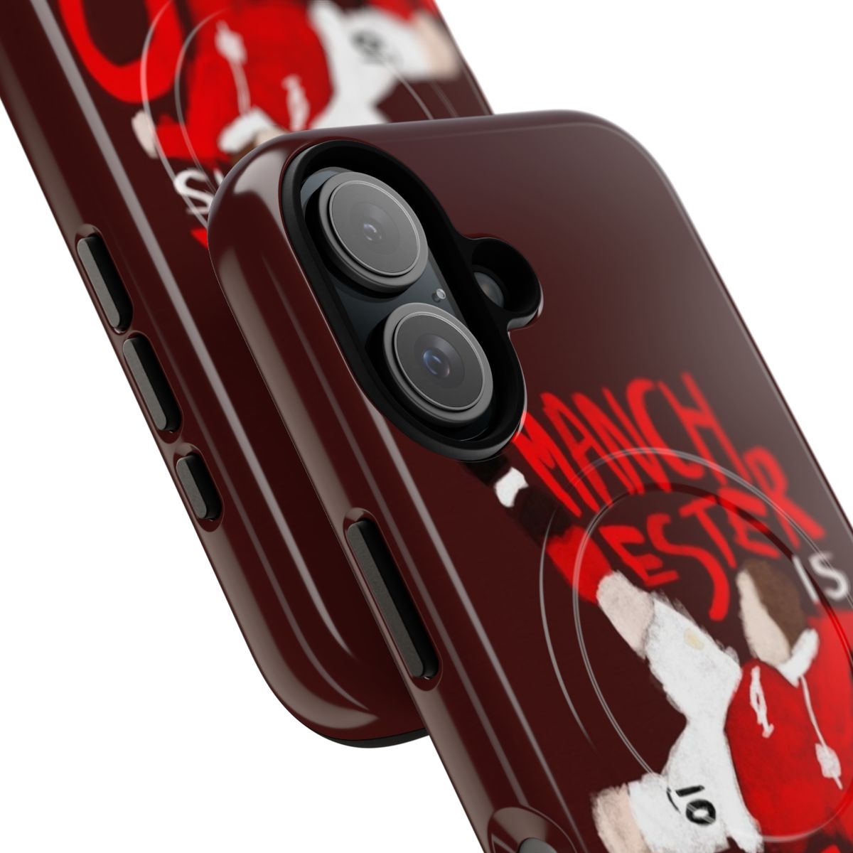 Magnetic tough phone case in Manchester United team colors - Detail