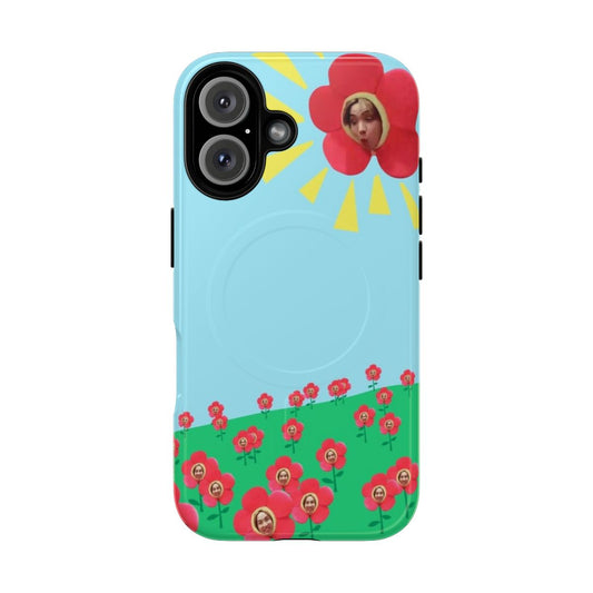 Colorful floral phone case design inspired by BTS member J-Hope