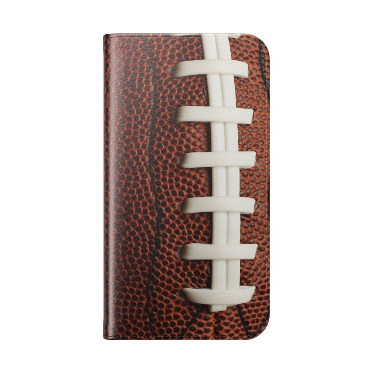 Football-themed phone case with unique design for NFL fans - Folded Back