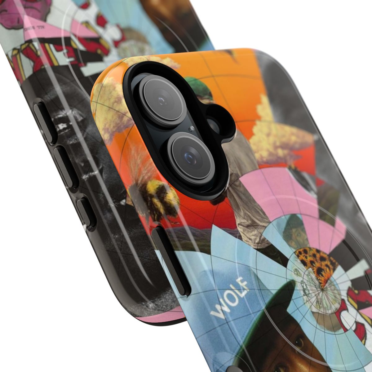 Magnetic tough phone case featuring Tyler The Creator inspired artwork - Detail