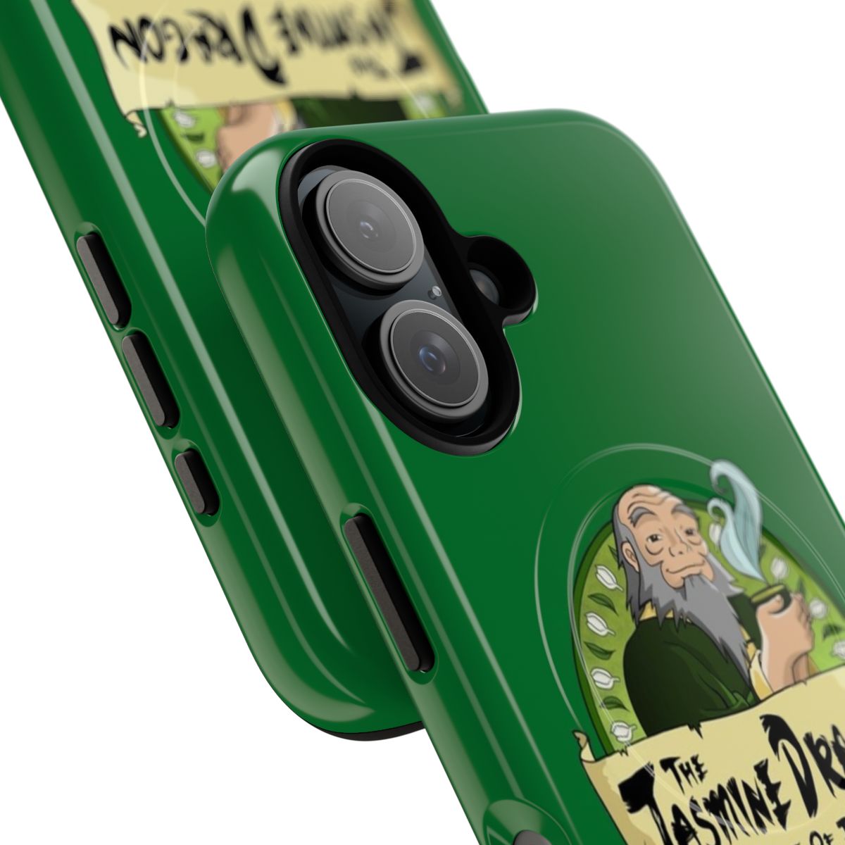 Magnetic tough phone case with an avatar the last airbender inspired jasmine dragon tea house design - Detail