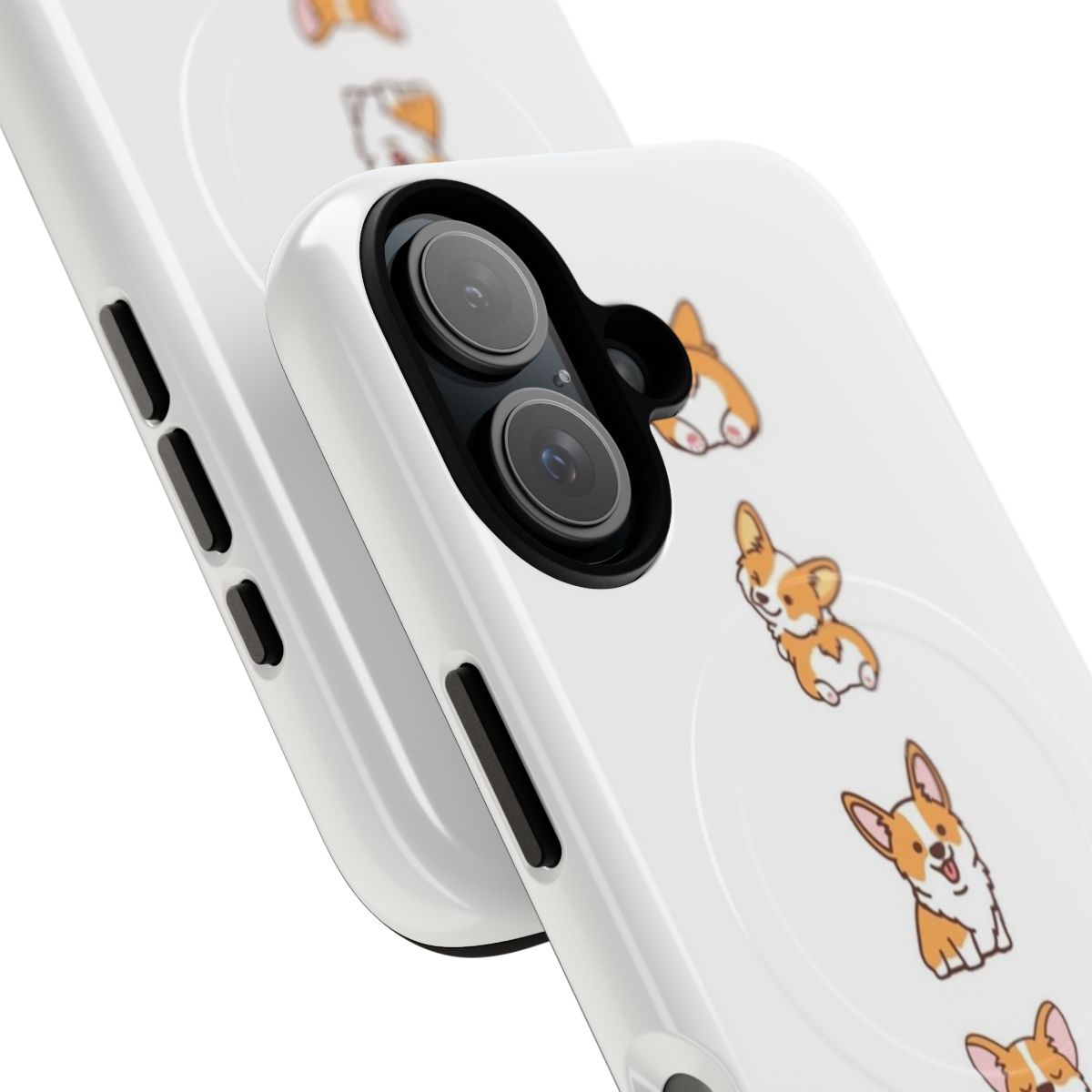 Cute Corgi Puppy on a Magnetic Tough Phone Case - Detail