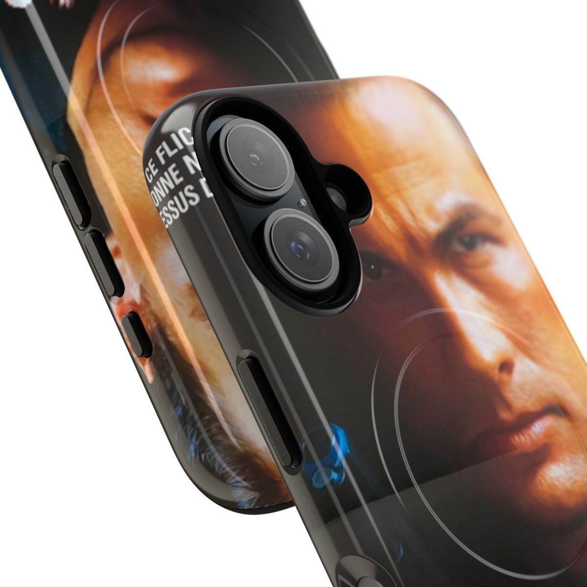 Magnetic tough phone case featuring the movie poster for the 1988 Andrew Davis film about an aikido fighter. - Detail