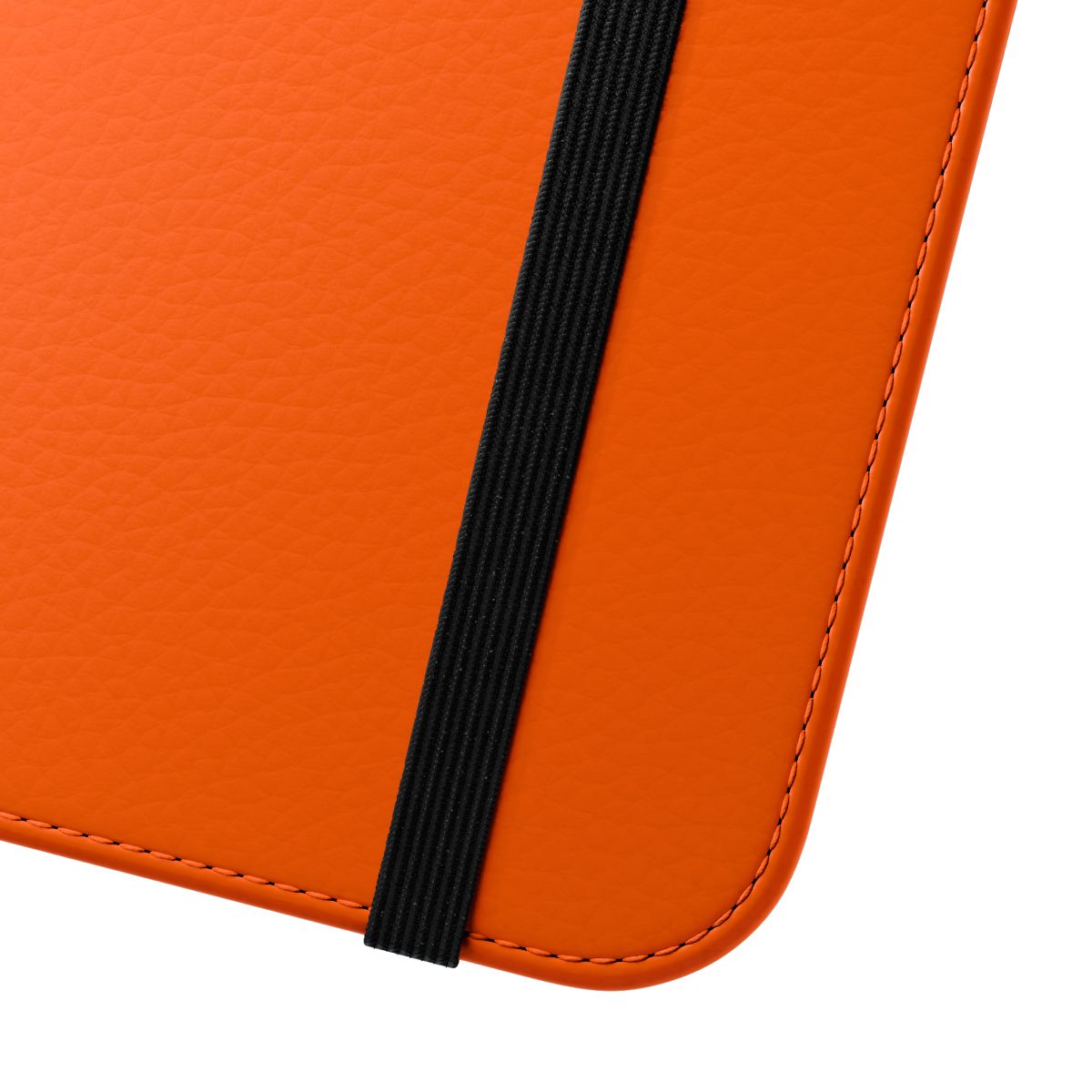 Solid blaze orange minimalist phone case - Close Up