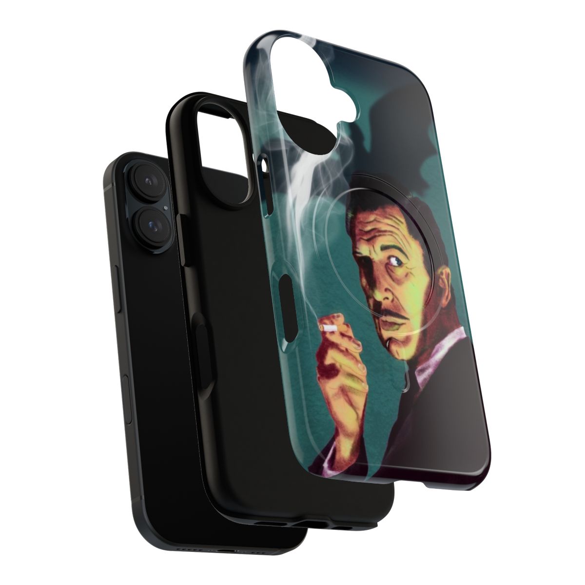 Vintage horror-themed phone case with Vincent Price imagery - Layers