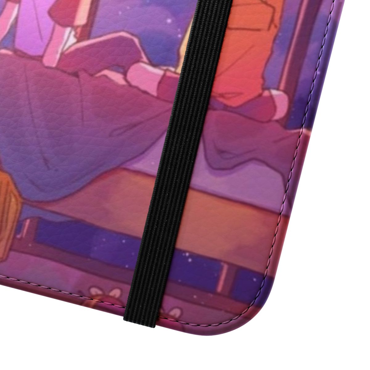 Artistic phone case design featuring Tommy and Tubbo from the DreamSMP - Close Up