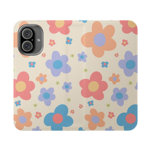 Floral abstract sunrise pattern phone case