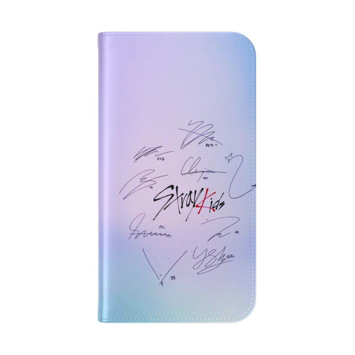 Stray Kids inspired signature flip cover phone case - Folded Back