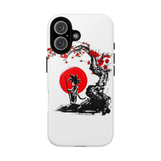 Anime-inspired phone case featuring Goku from the popular Dragon Ball franchise