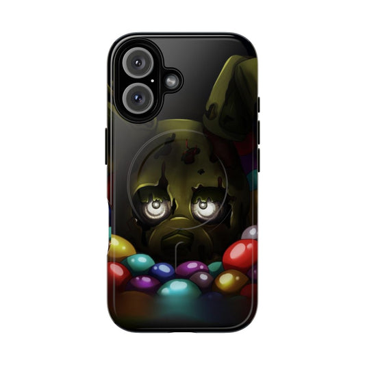 Springtrap-inspired magnetic tough phone case with Five Nights at Freddy's design