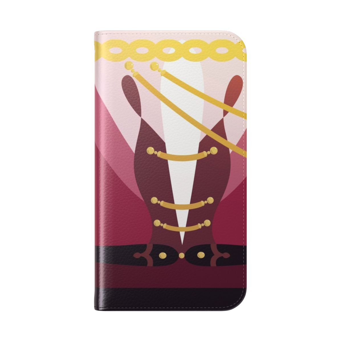 Yuri on Ice inspired phone case with flip cover design - Folded Back