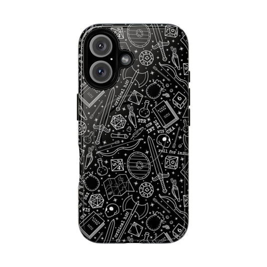 Enchanting fantasy pattern phone case with magnetic and tough design