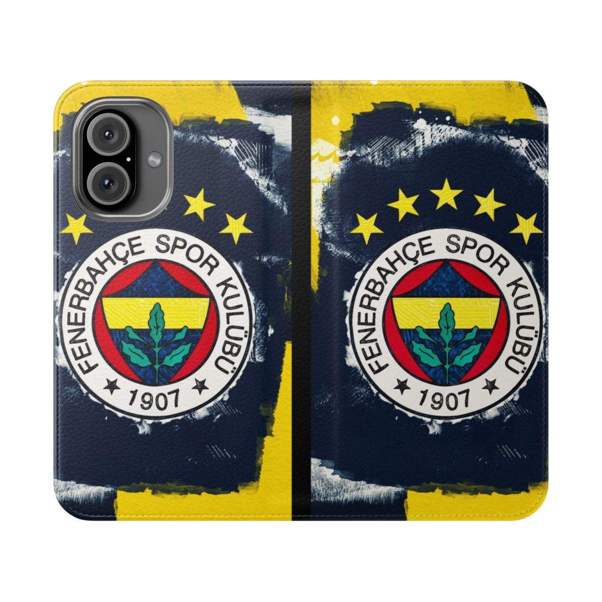 Fenerbahçe Inspired 5 Star Logo Phone Case for Smartphones