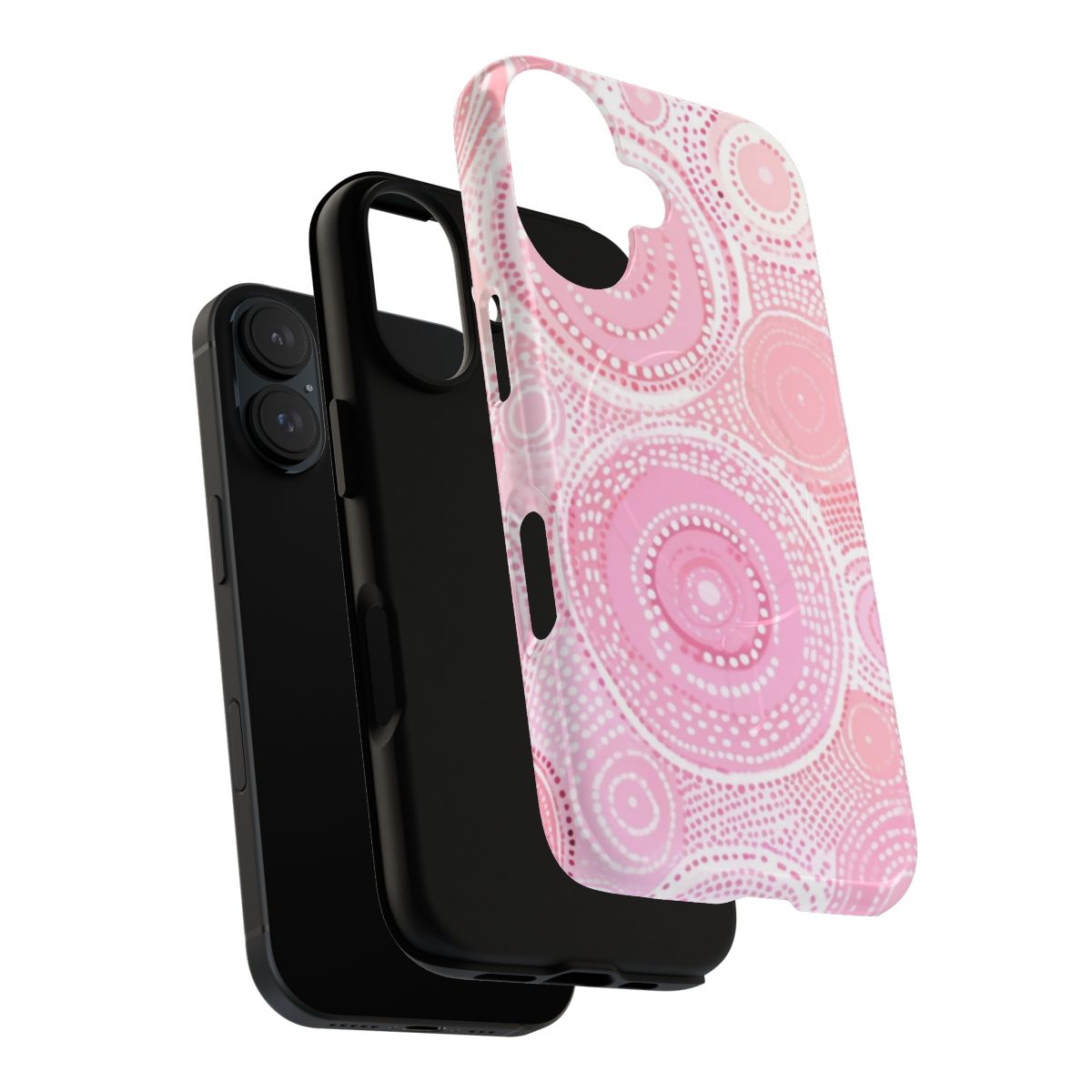 Aboriginal art print magnetic tough phone case - Layers