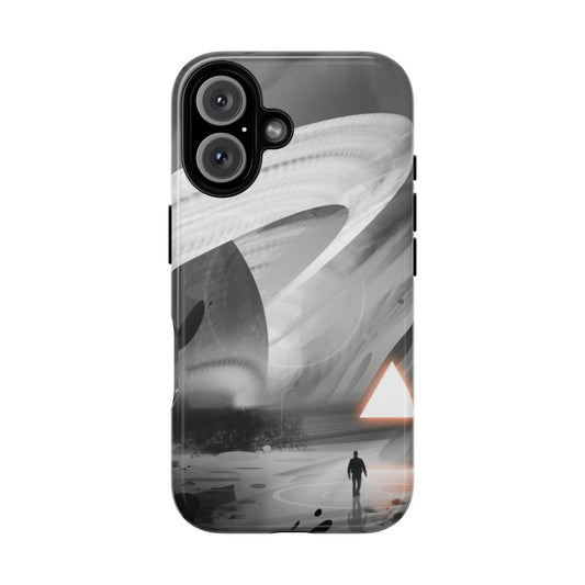 Inkworld Magnetic Tough Phone Cases featuring sci-fi galaxy designs