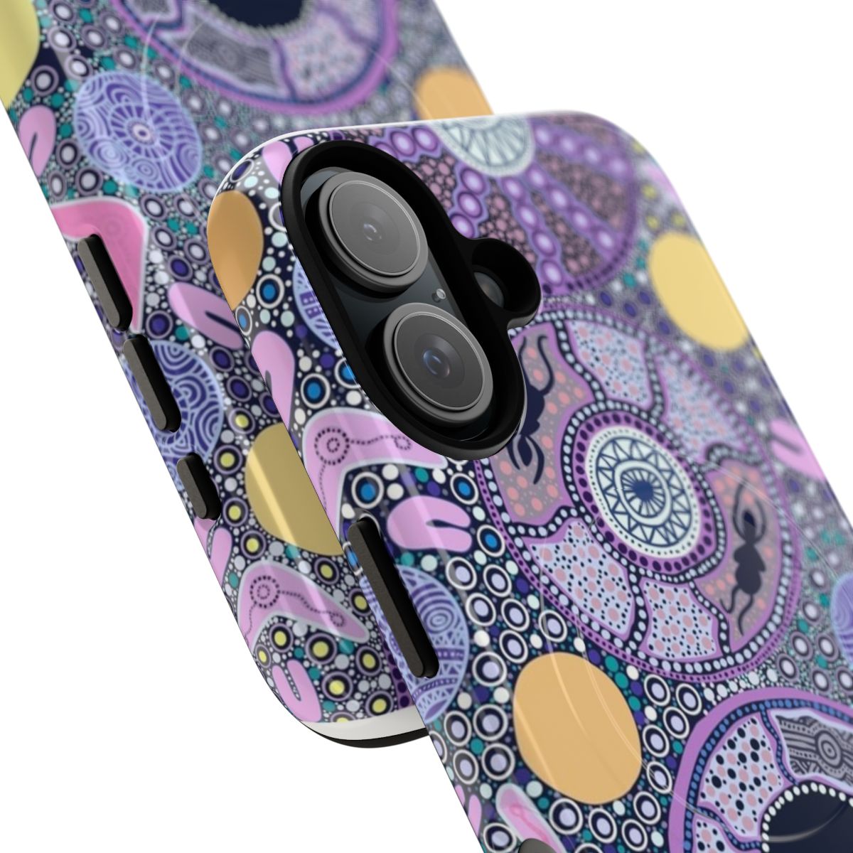 Indigenous Milky Way inspired protective phone case - Detail