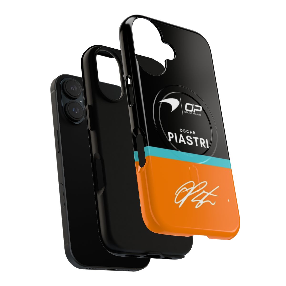 Oscar Piastri inspired McLaren Formula 1 phone case with magnetic tough design - Layers