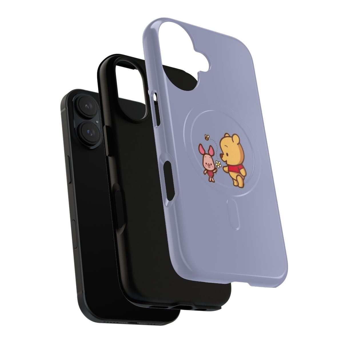 Magnetic tough phone case with Winnie the Pooh and Piglet illustration - Layers