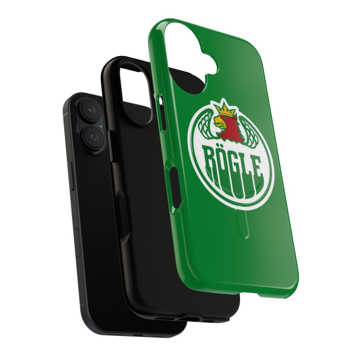 Tough magnetic phone case with Rögle BK hockey team logo - Layers