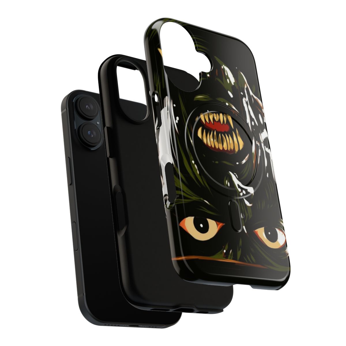 Creepy phone case with magnetic closure and tough design - Layers