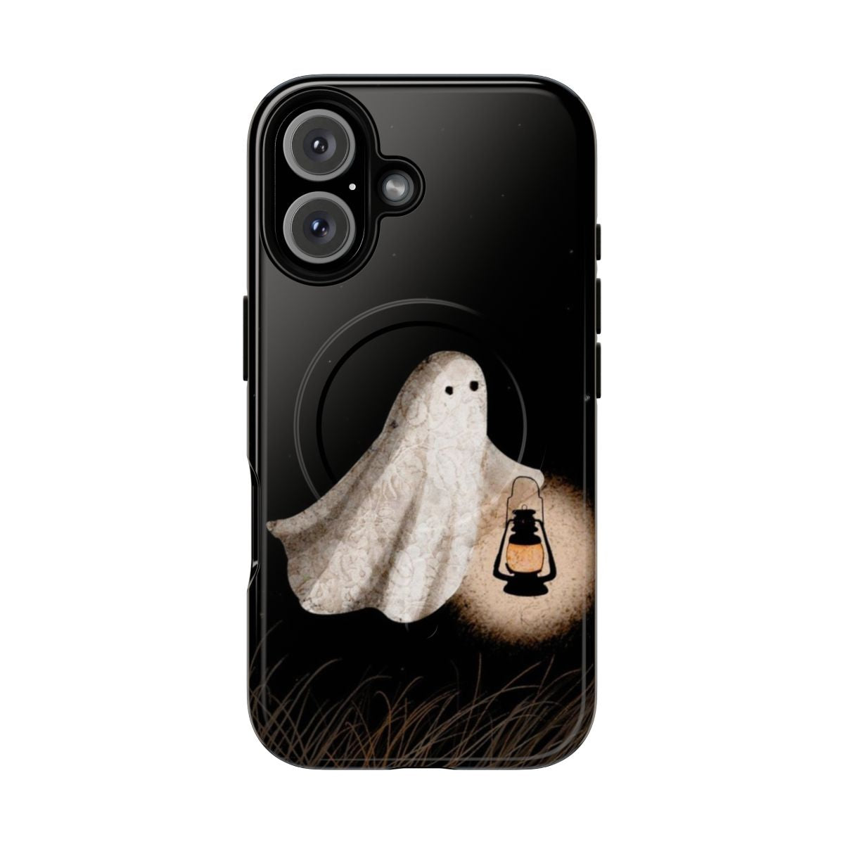 Twilight walk magnetic tough phone cases with ghost, spirit, and lantern design