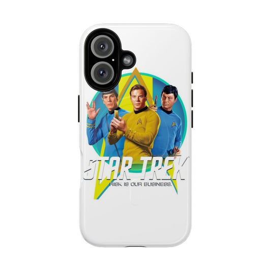 Retro Star Trek Original Series group portrait magnetic tough phone case