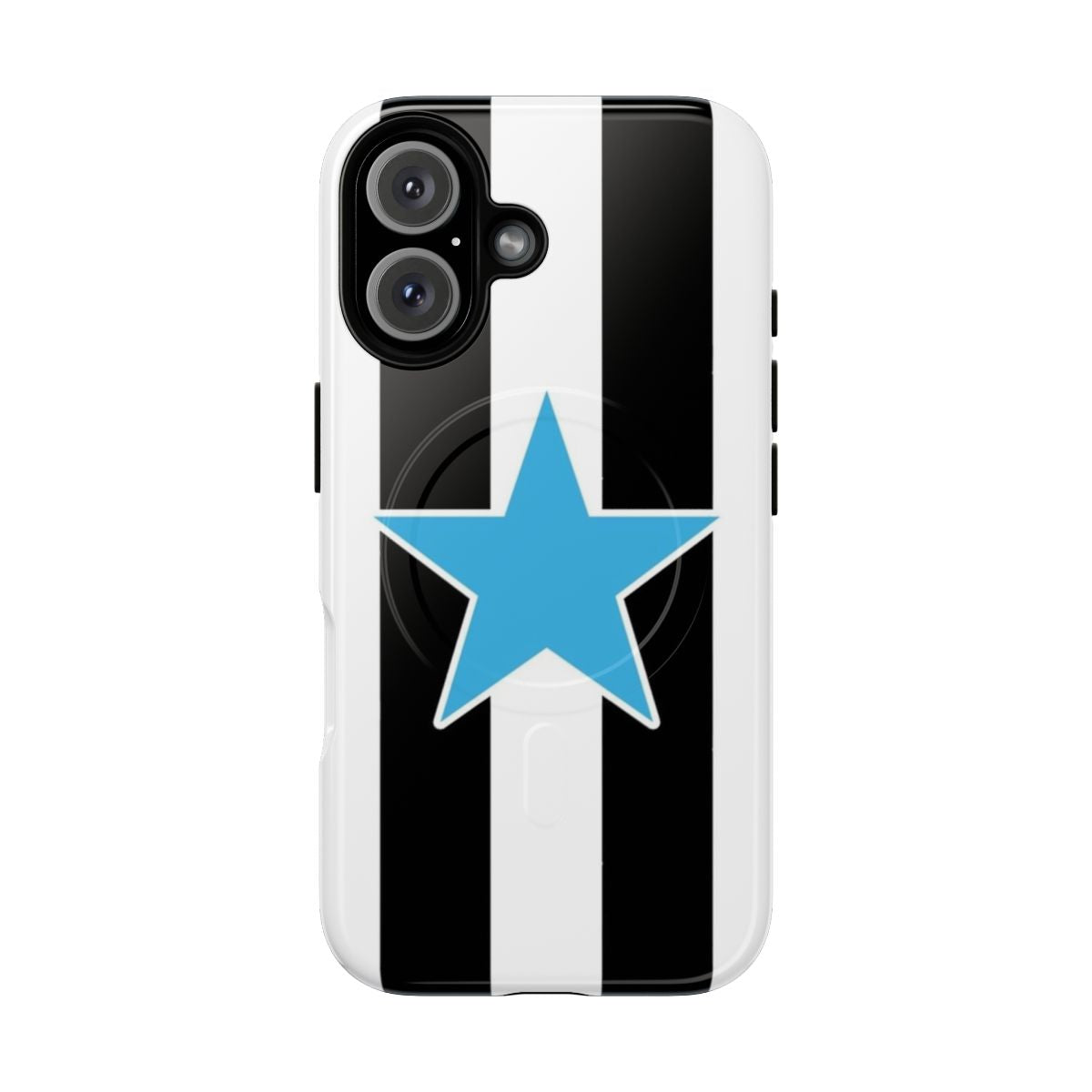 Magnetic tough phone case featuring Newcastle United FC logo and colors