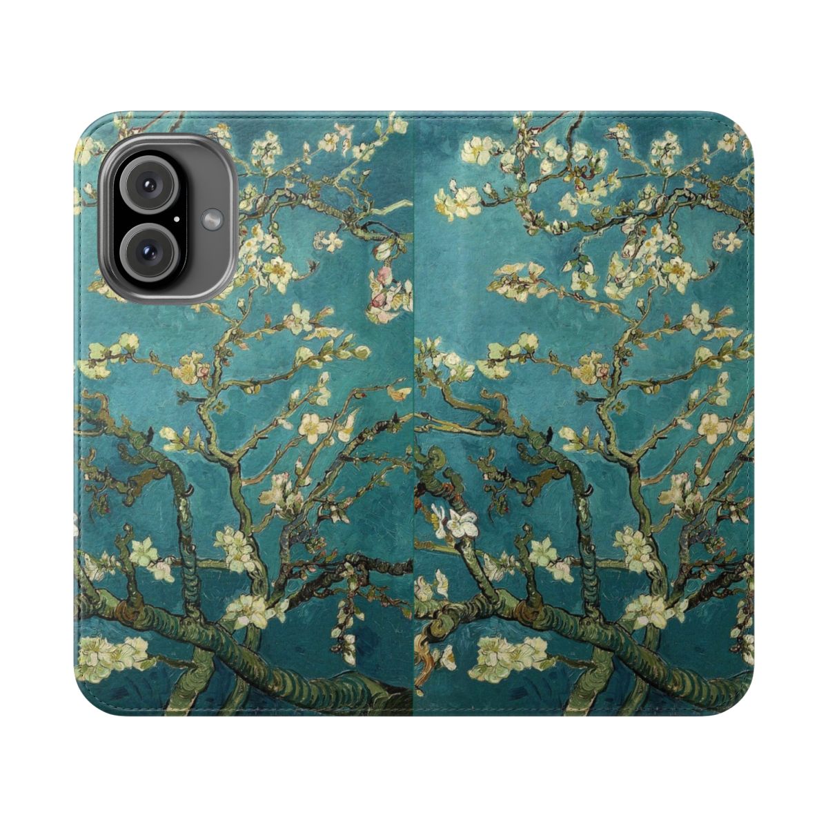 Blossoming Almond Tree inspired phone case with famous post-impressionist art by Vincent Van Gogh