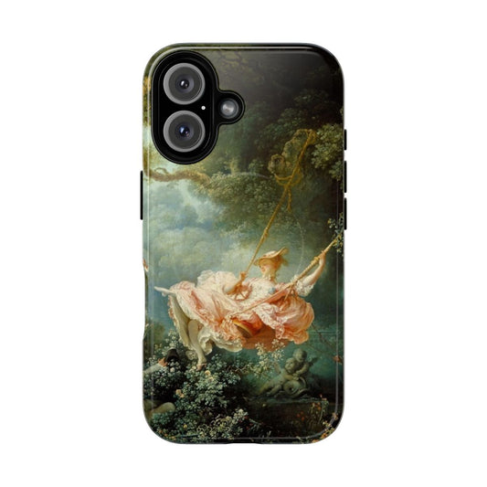 Magnetic tough phone case featuring the painting "The Swing" by Jean-Honore Fragonard