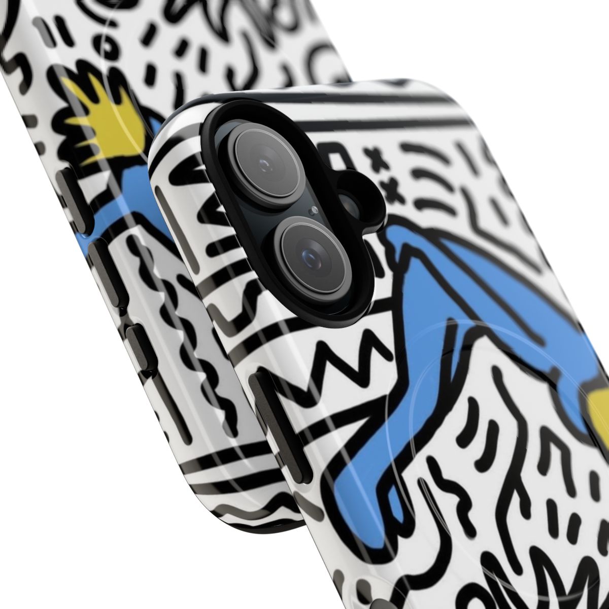 Durable and stylish phone case featuring a die lit cartoon design, perfect for Playboi Carti fans. - Detail