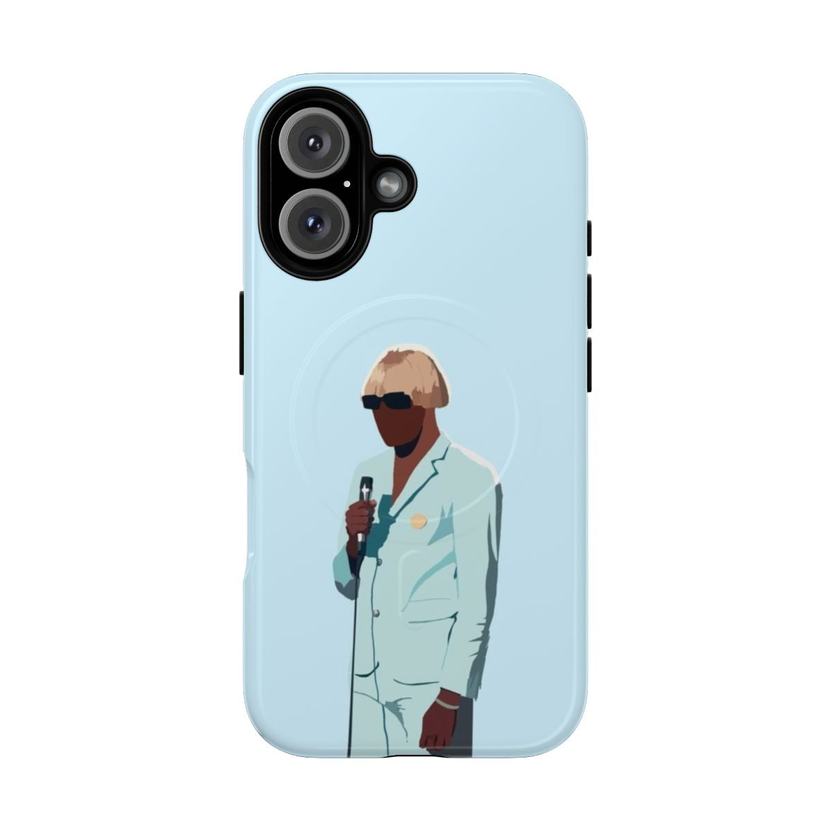 Tyler the Creator inspired magnetic tough phone case for iPhone and Android