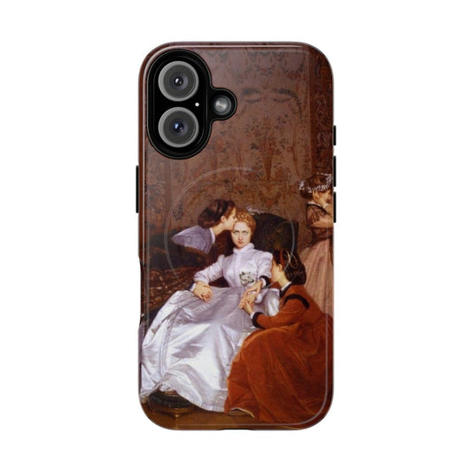 Magnetic tough phone case featuring "The Reluctant Bride" artwork