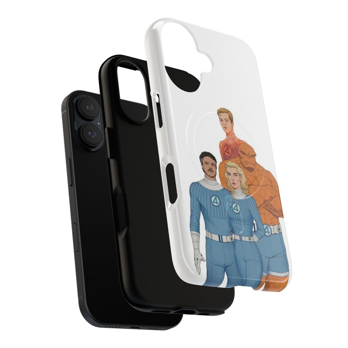 Fantastic 4-themed phone case with vibrant comic book-style design - Layers