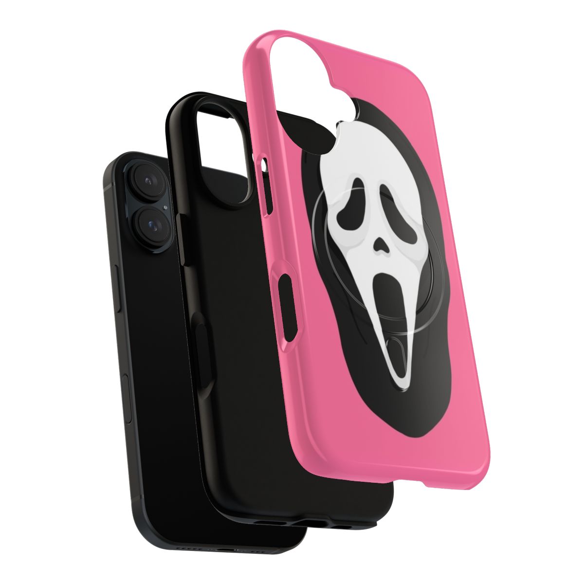 Spooky horror movie inspired magnetic tough phone case - Layers