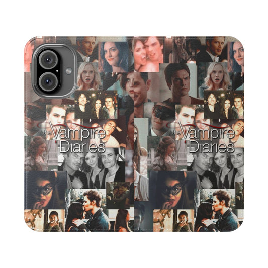 Custom phone case featuring a collage of The Vampire Diaries-inspired photos