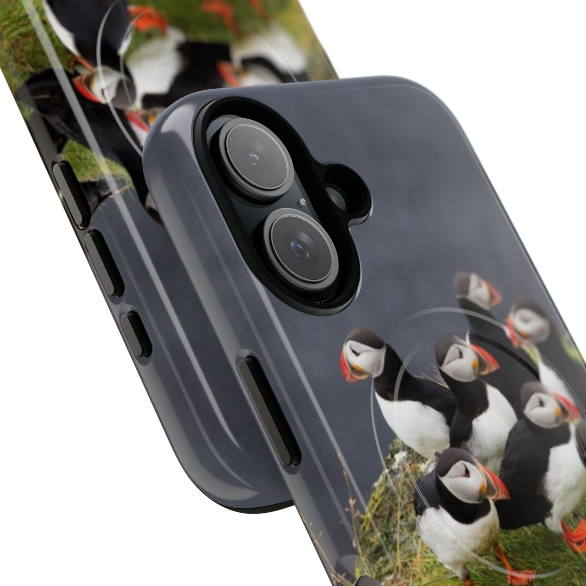 Puffins Magnetic Tough Phone Cases - Detail