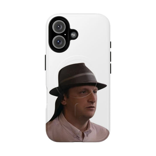 Magnetic tough phone case with I Think You Should Leave hat design