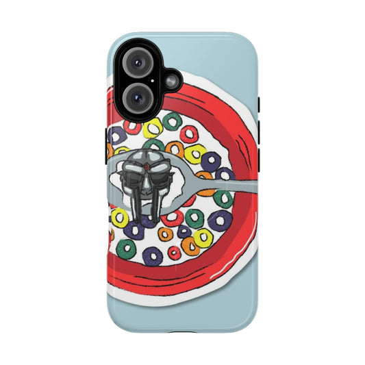 Magnetic tough phone case featuring MF DOOM inspired artwork