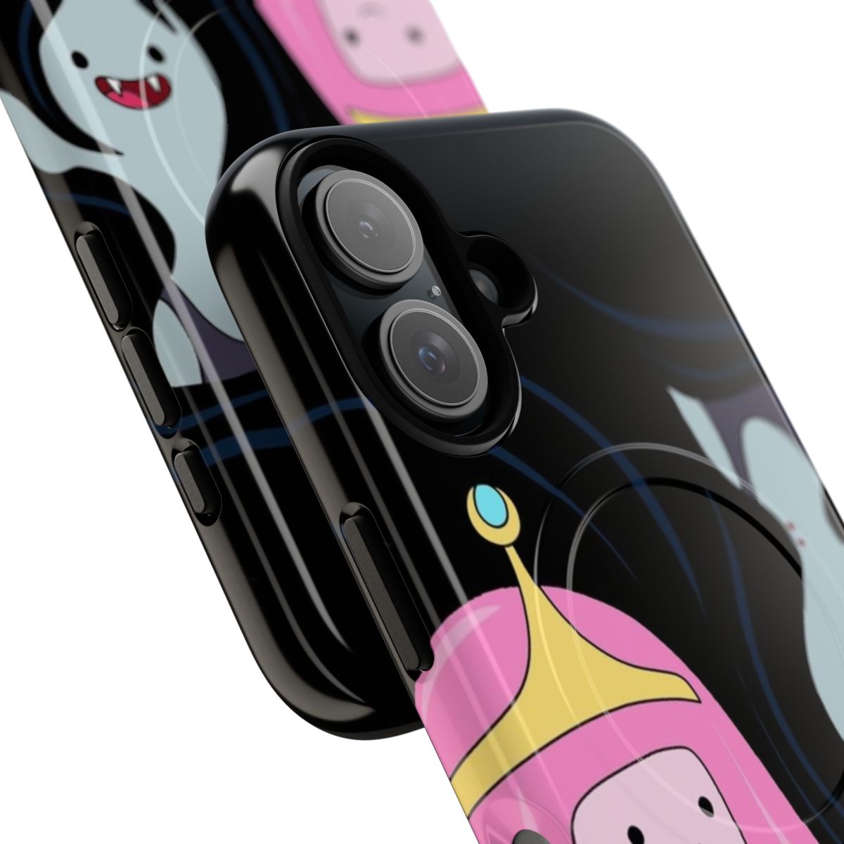 Adventure Time-inspired phone case featuring Princess Bubblegum and Marceline - Detail