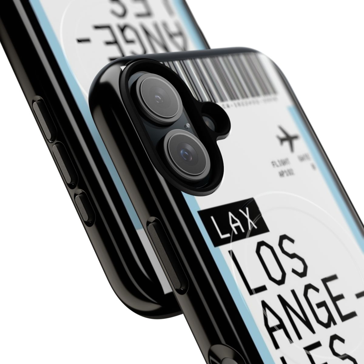 Los Angeles Boarding Pass Inspired Phone Case - Detail