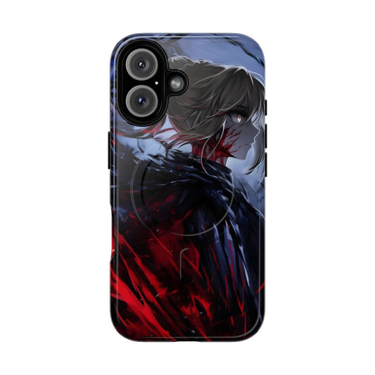 Saber Alter inspired phone case from the Fate series