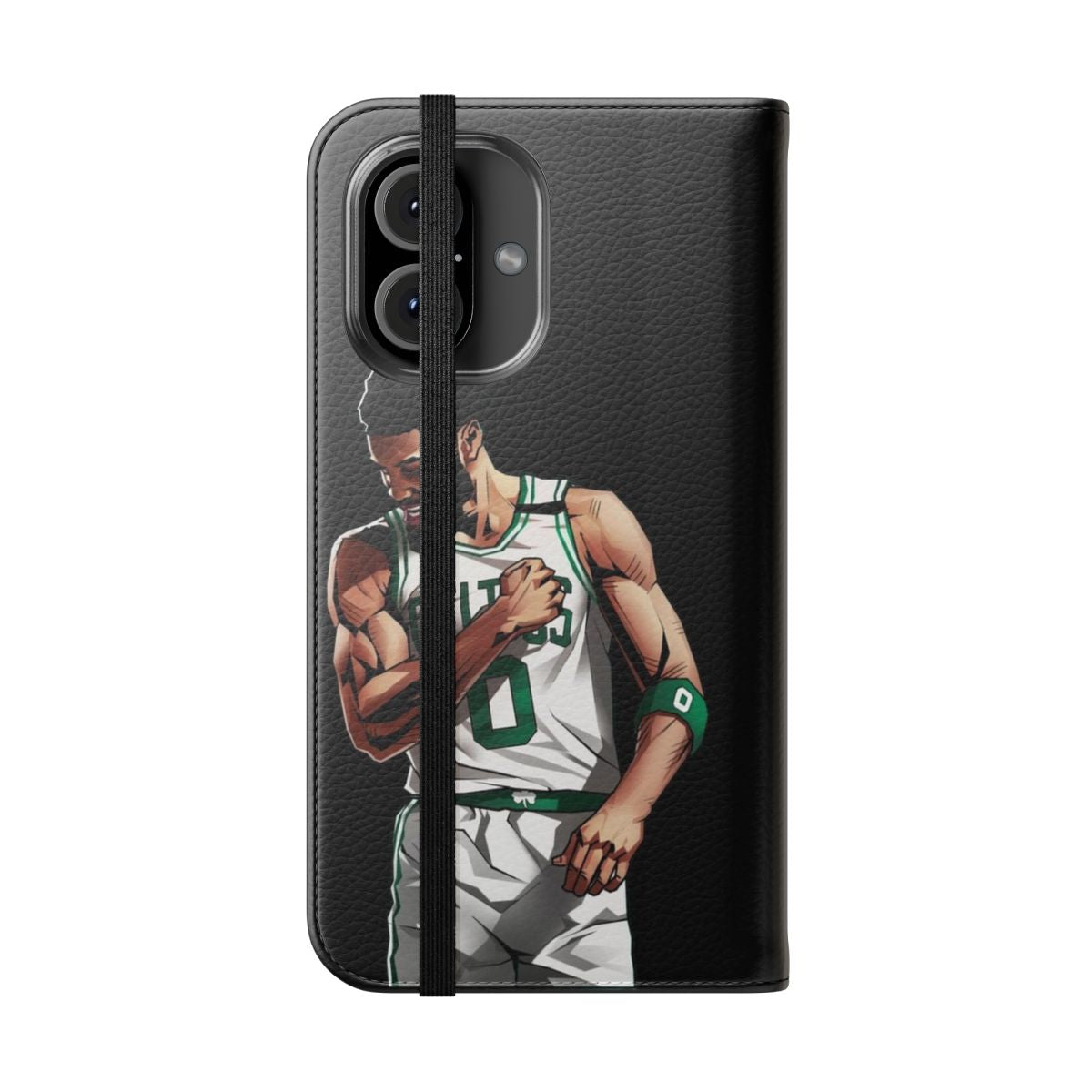 Jayson Tatum Basketball Phone Case Cover - Folded Front