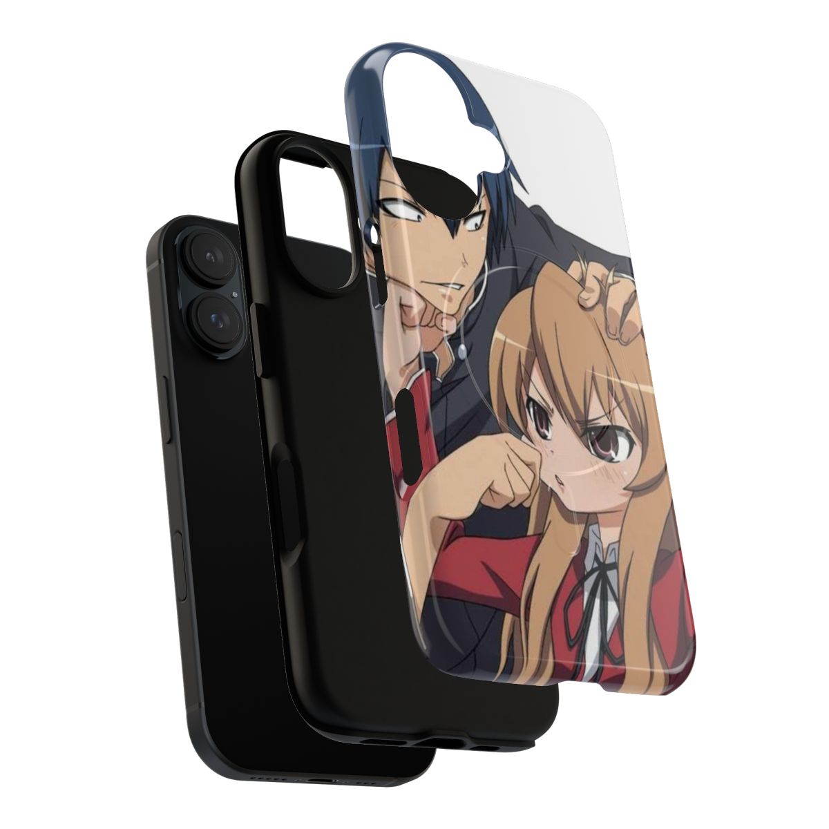 Sleek and durable phone case featuring Toradora anime characters and design - Layers