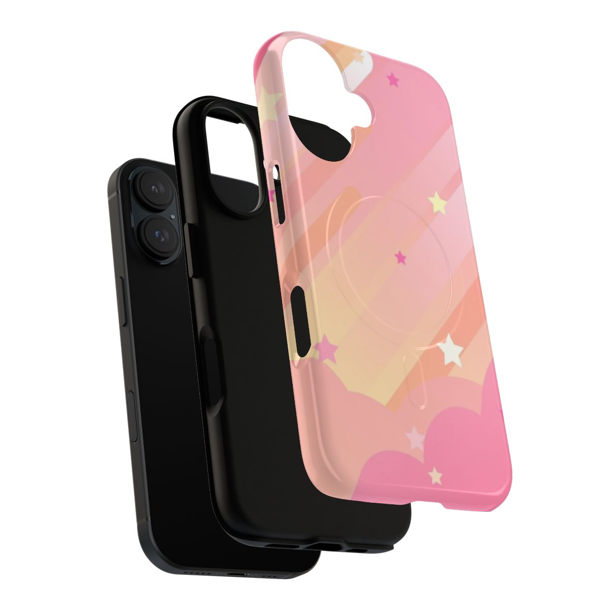 Steven Universe-inspired clouds magnetic tough phone case - Layers