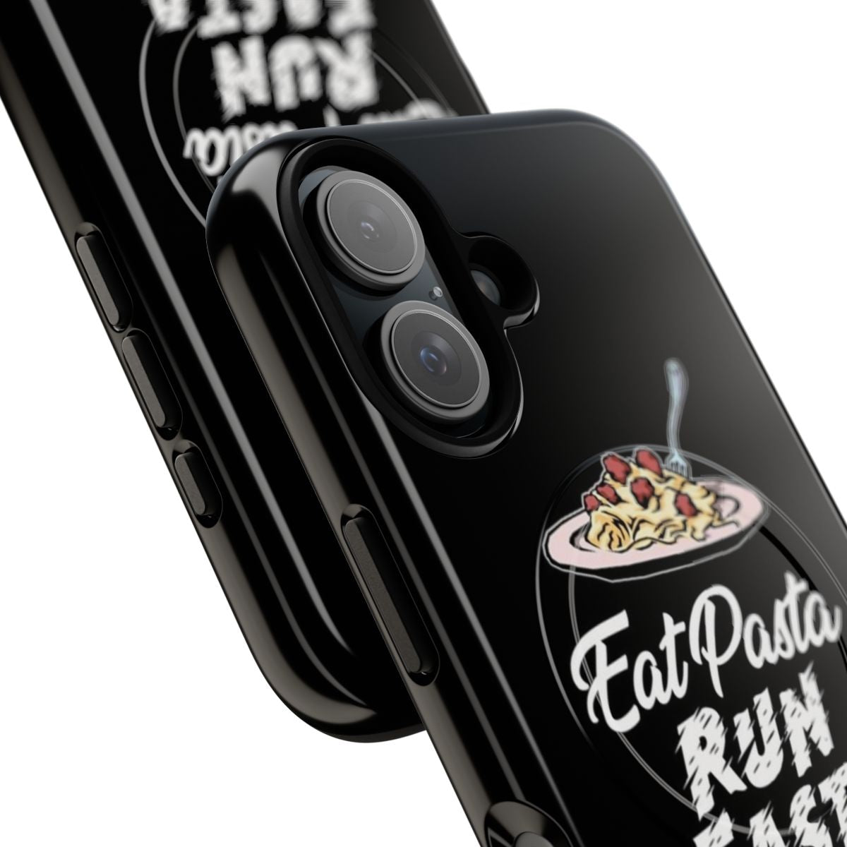 Pasta Runner Running Magnetic Protective Phone Case - Detail