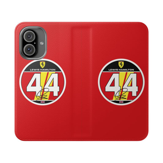 Sleek and durable phone case with Lewis Hamilton and Formula 1 design