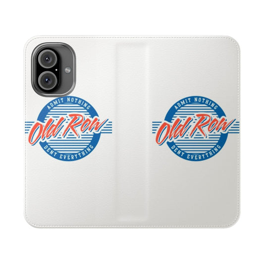 Old Row-inspired flip cover phone case for college students and fans